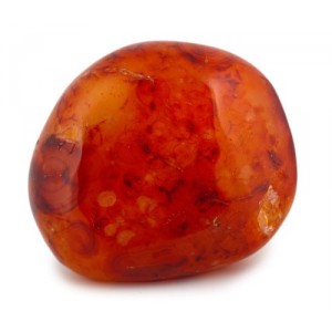 cornaline galet poli, photo Cristaux&Santé ®