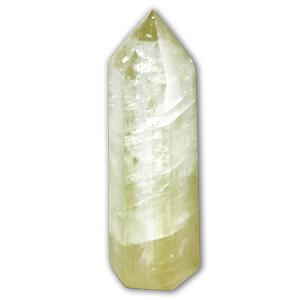 Calcite topaze pointe
