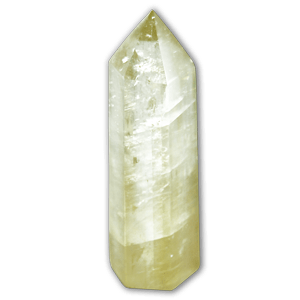 Calcite topaze pointe