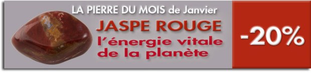 PIERRE DU MOIS DE JANVIER : JASPE ROUGE, www.cristaux-sante.com