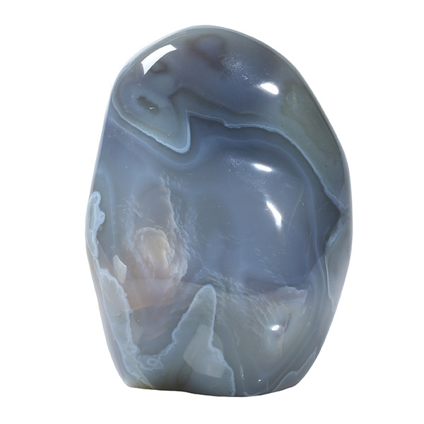 AGATE BANDÉE BLEUE, forme libre, photo Serge BRIEZ ® capmediations2014