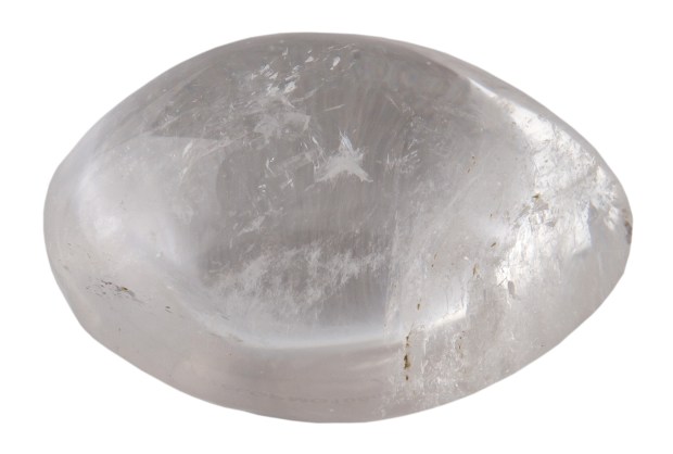 Galet de QUARTZ ou Cristal de Roche, photo Serge Briez®capmediations 2014