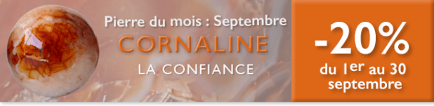 Retrouvez la pierre du mois de septembre 2016 : la Cornaline sur www.cristaux-sante.com