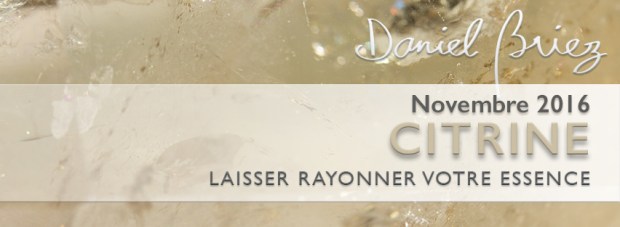 LA PIERRE DU MOIS DE NOVEMBRE 2016 – LA CITRINE