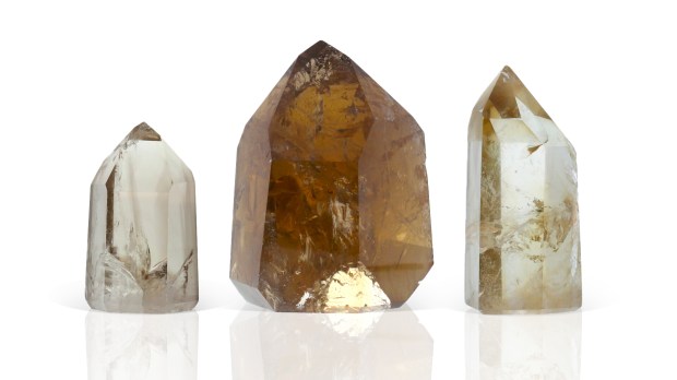 Prismes de Citrine, photo ®Cristaux et Santé, 2017