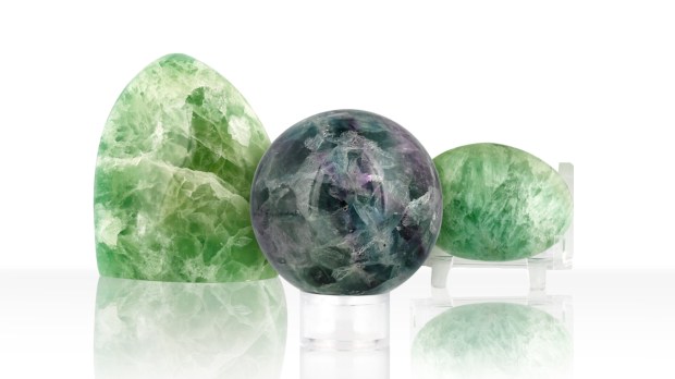 Formes variées de Fluorine, photo ®Cristaux et Bien-Être, 2018