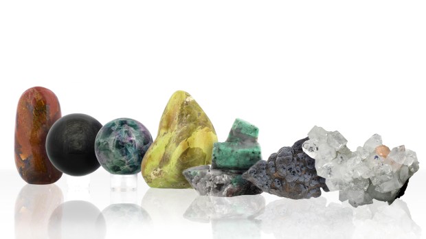 Différentes pierres de bien-être, photo ®Cristaux et Bien-Être, 2018