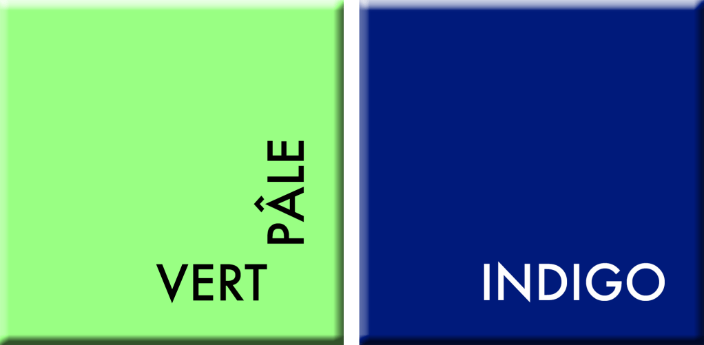 VERT PÂLE-INDIGO, COULEURS DU JOUR DU 22 AU 27 JUIN