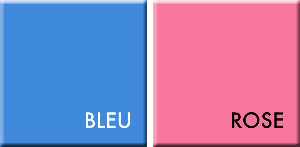 BLEU-ROSE, COULEURS DU JOUR DU 14 AU 19 OCTOBRE