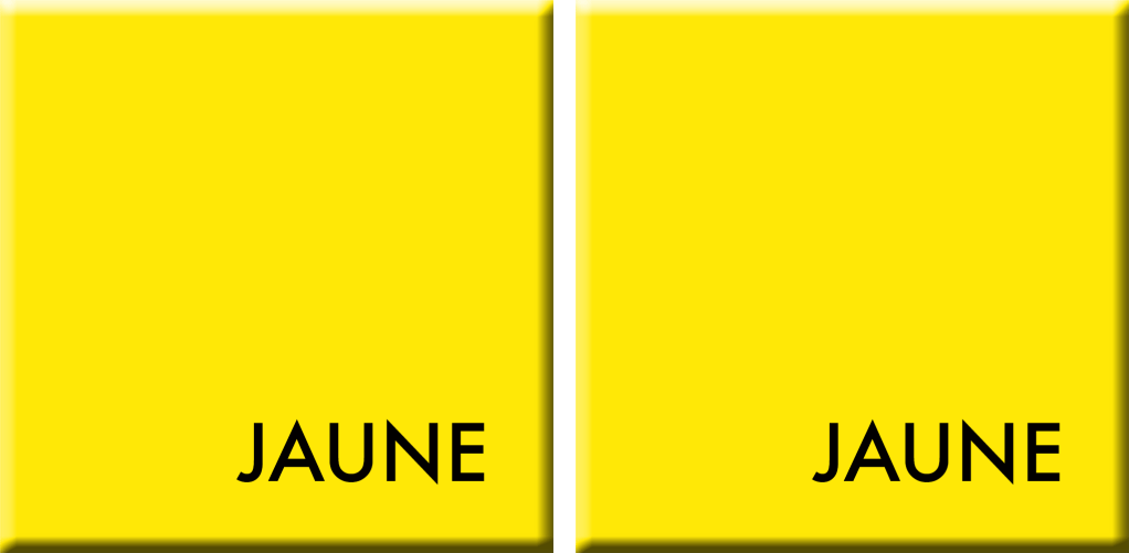 JAUNE-JAUNE, couleurs du jour du 17 au 22 décembre